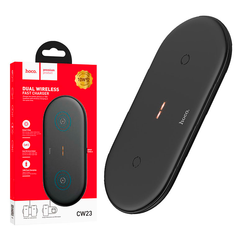 

Беспроводное зарядное устройство Hoco CW23 black