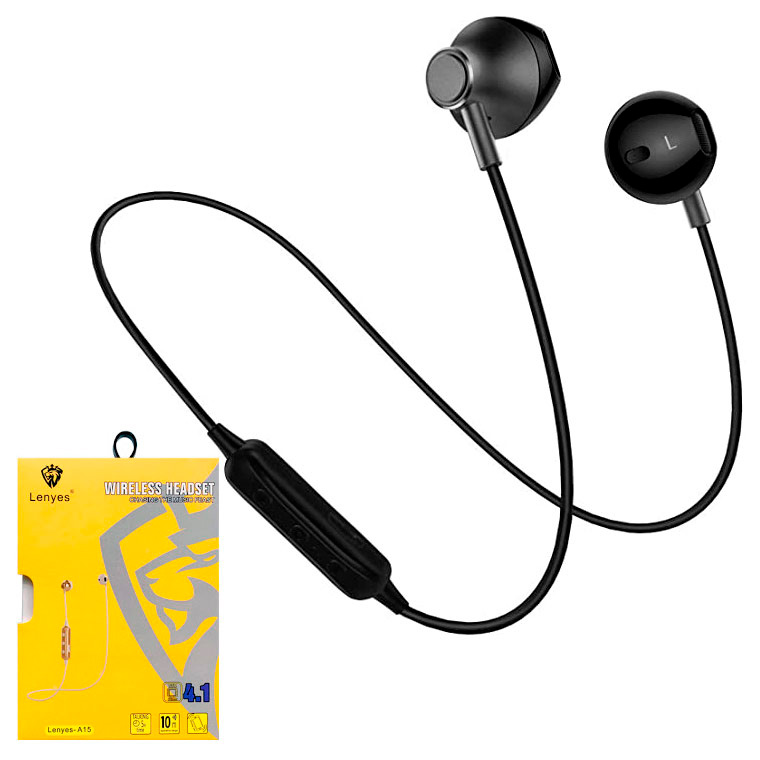 

Bluetooth наушники с микрофоном Lenyes A15 черные