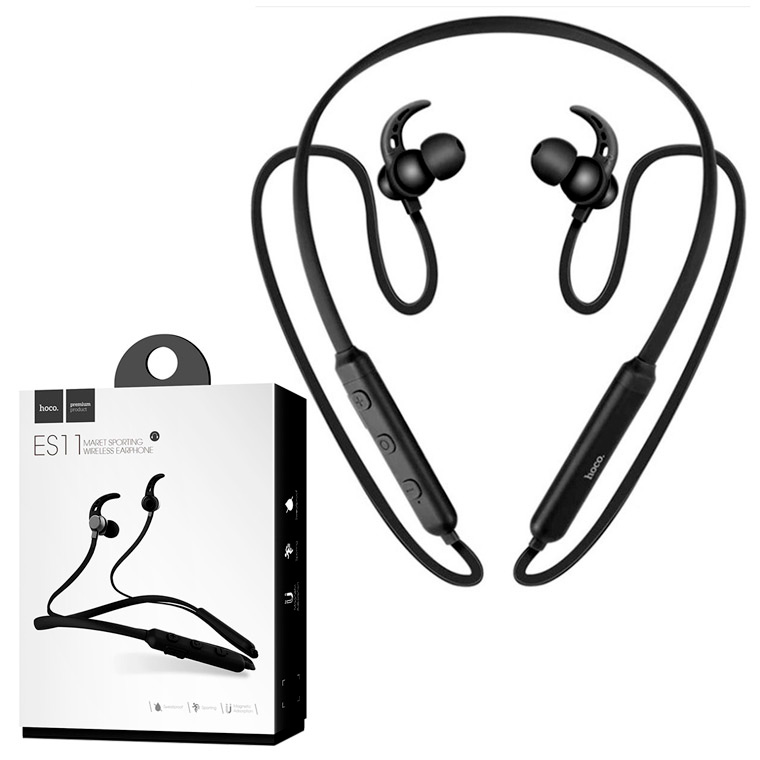 

Bluetooth наушники с микрофоном Hoco ES11 черные