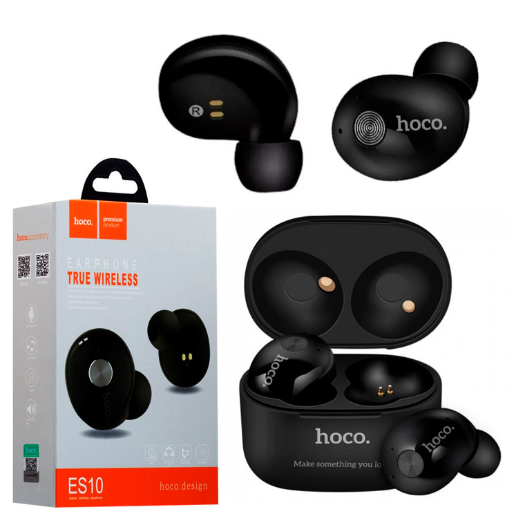 

Bluetooth наушники с микрофоном Hoco ES10 черные