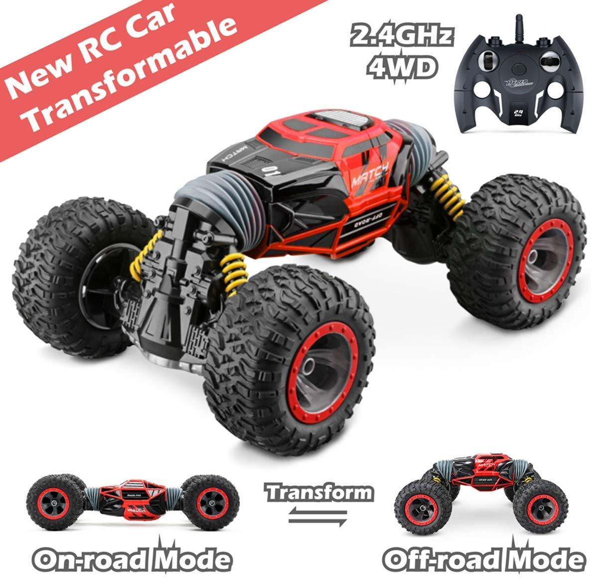

Перевертыш Красный Скальный Багги на радиоуправлении Rock Crawler B07RB