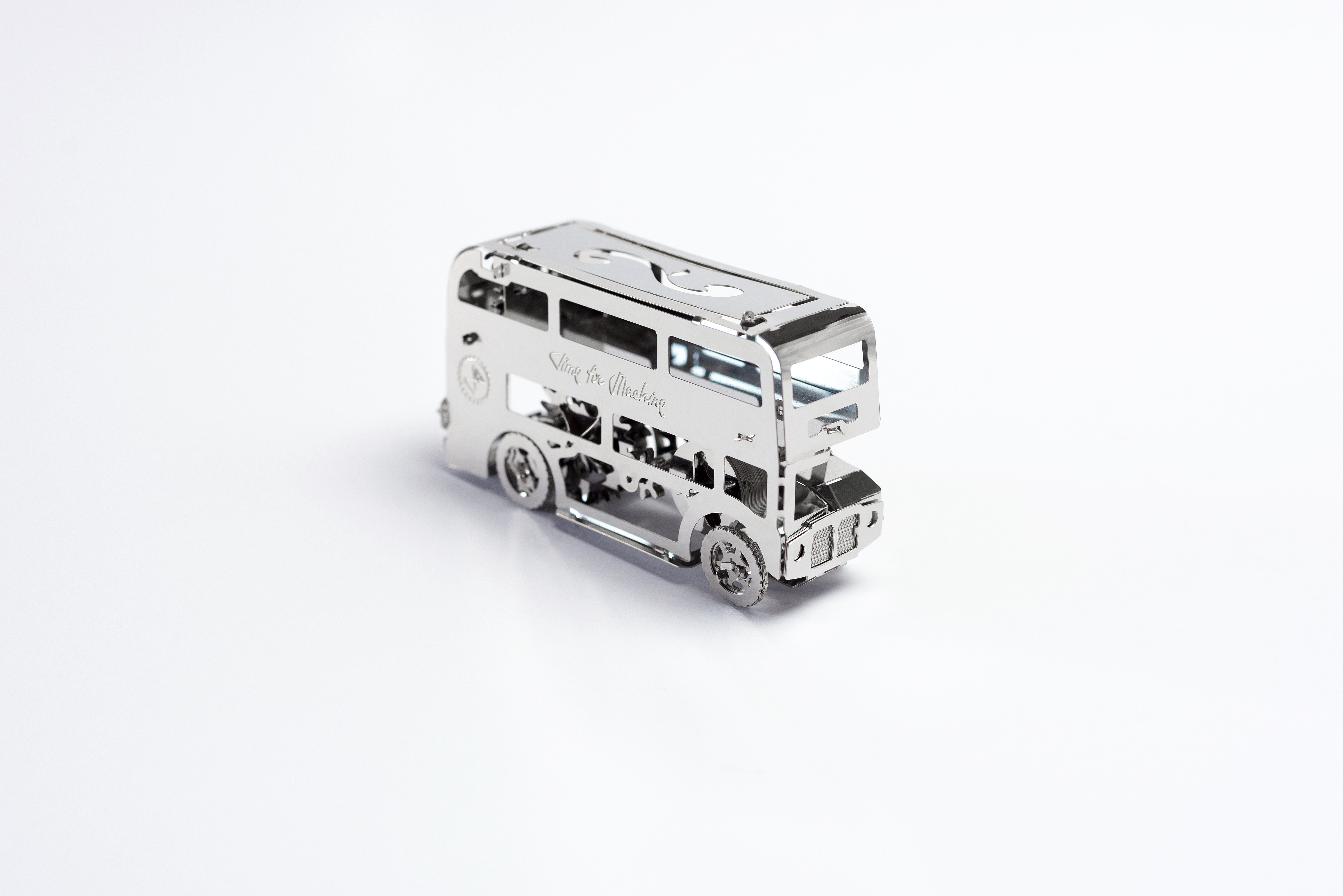 

Взрослый конструктор из нержавеющей стали коллекционная модель Time for Machine Cute Double Decker (T4M38028)