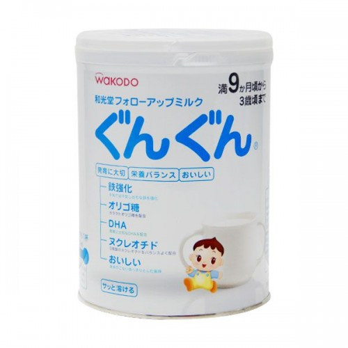 

Сухая молочная смесь с 9мес. «GUN-GUN» 830Г Wakodo (Япония)