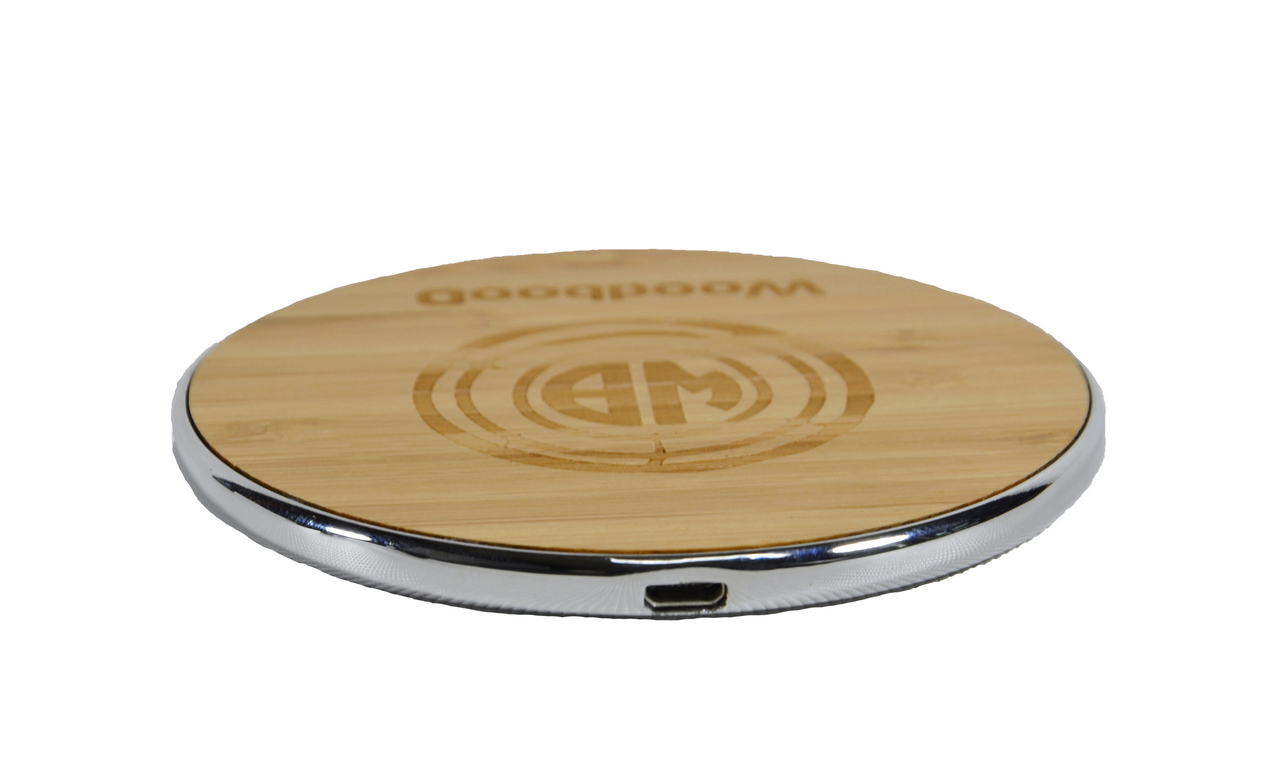 

Беспроводная зарядка WoodbooD Wireless Charge Smart Silver