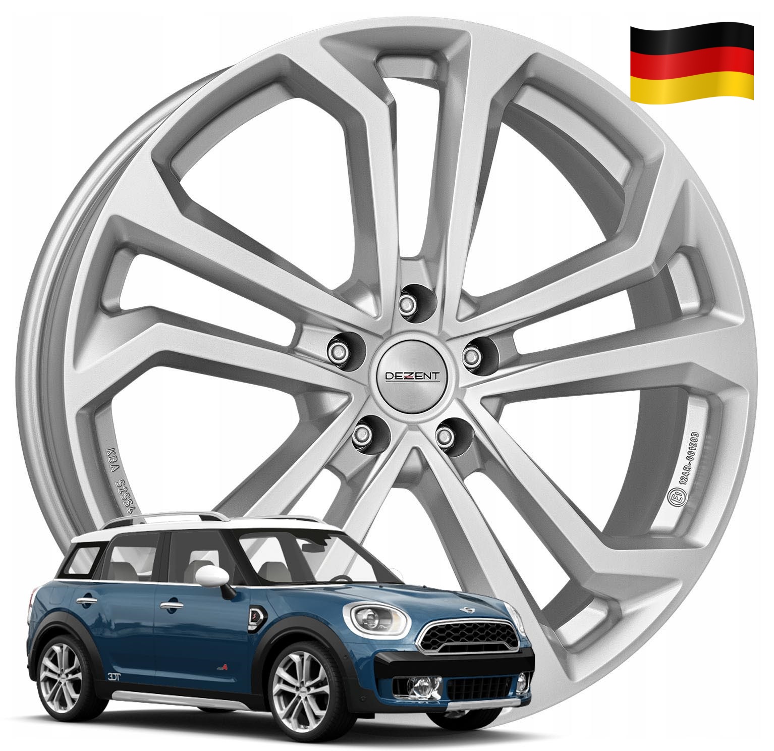 Диски Mini Countryman (F60) 2017 -, Dezent 7,5x18 5x112 ET51 DIA66,6  (511076) – фото, отзывы, характеристики в интернет-магазине ROZETKA от  продавца: Gumabest | Купить в Украине: Киеве, Харькове, Днепре, Одессе,  Запорожье, Львове