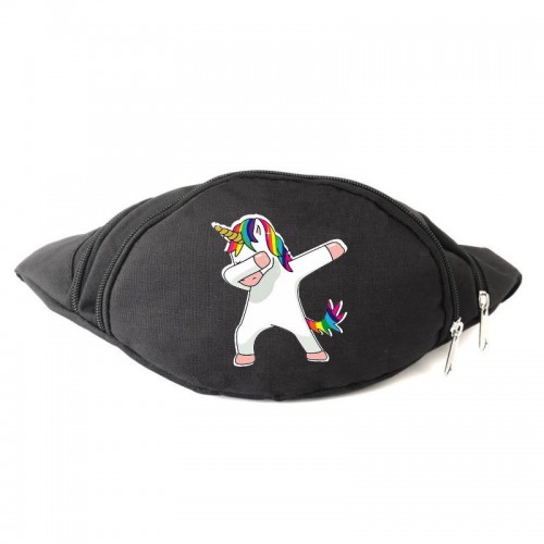 

Сумка Бананка Единорог 002 на пояс Moon Unicorn EDN 002 black черный