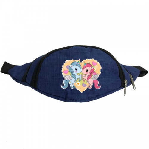 

Сумка Бананка Единорог 0032 на пояс Moon Unicorn EDN 0032 blue синий
