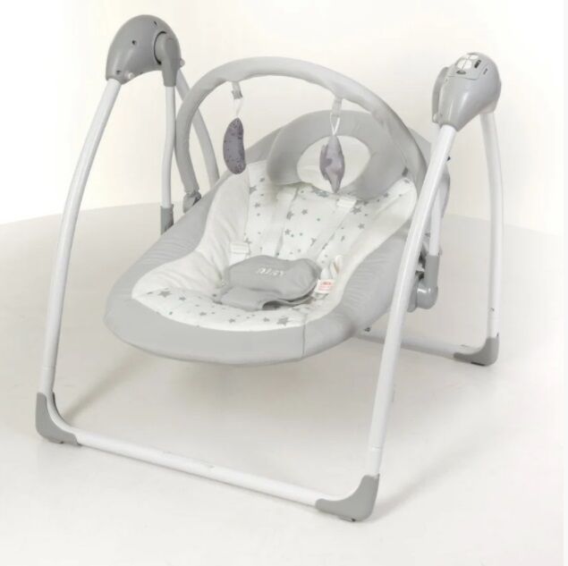 

Качеля-шезлонг El Camino ME 1047 AIRY Stars Gray серый