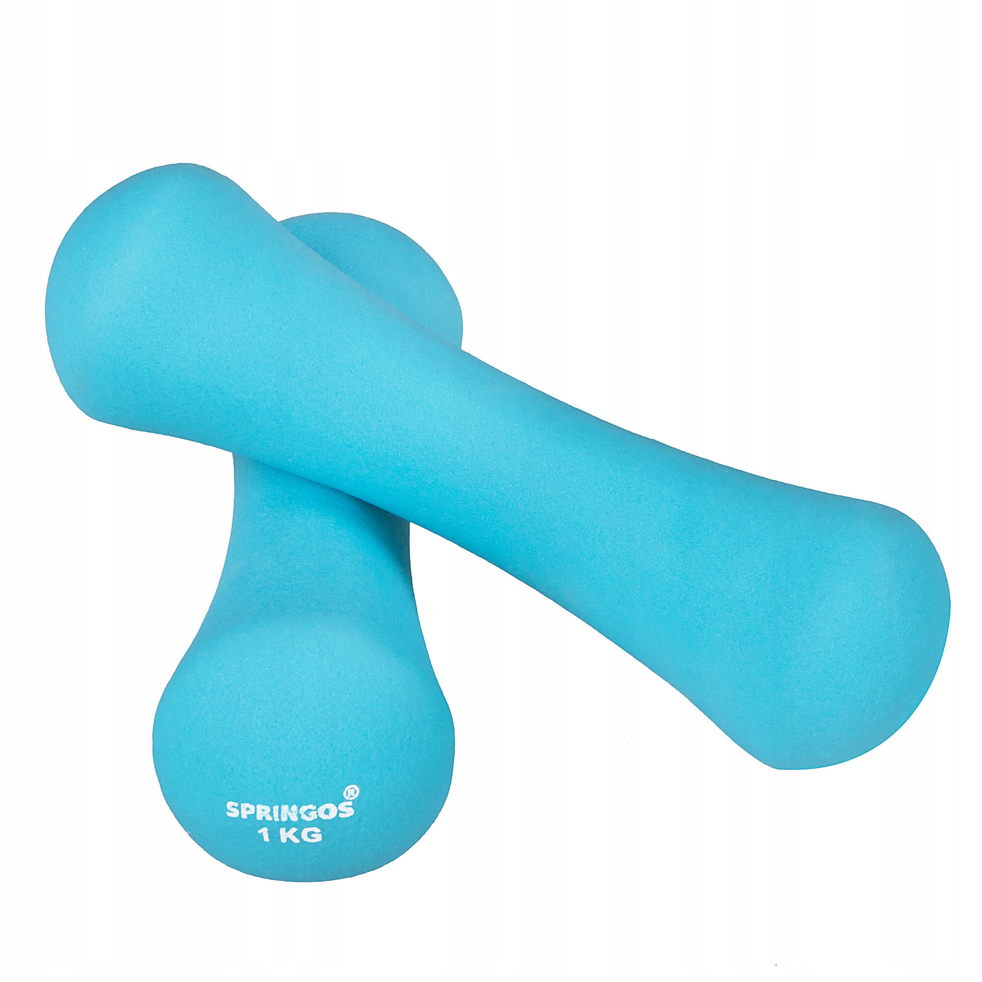 

Гантели виниловые Springos 2 x 1 кг FA1038