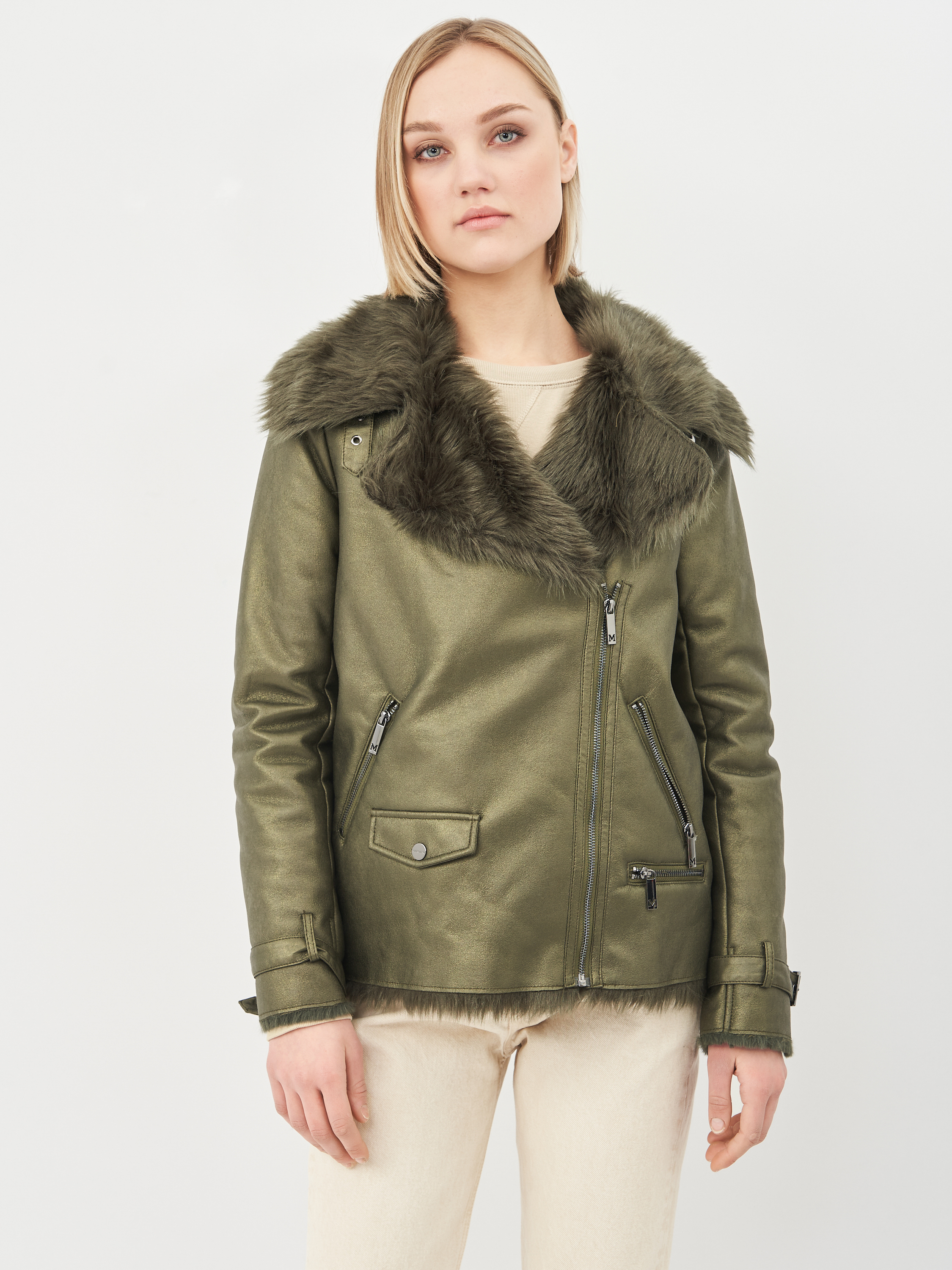 

Куртка GUESS by Marciano smixb04800018 38 Оливковая
