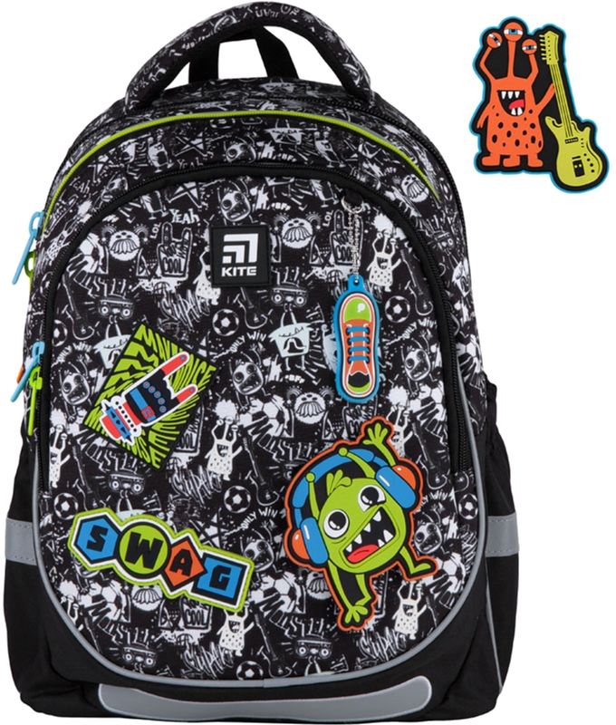 

Рюкзак Kite Education 750 г 38x28x16 см 18 л Черно-белый паттерн (K21-700M-1)