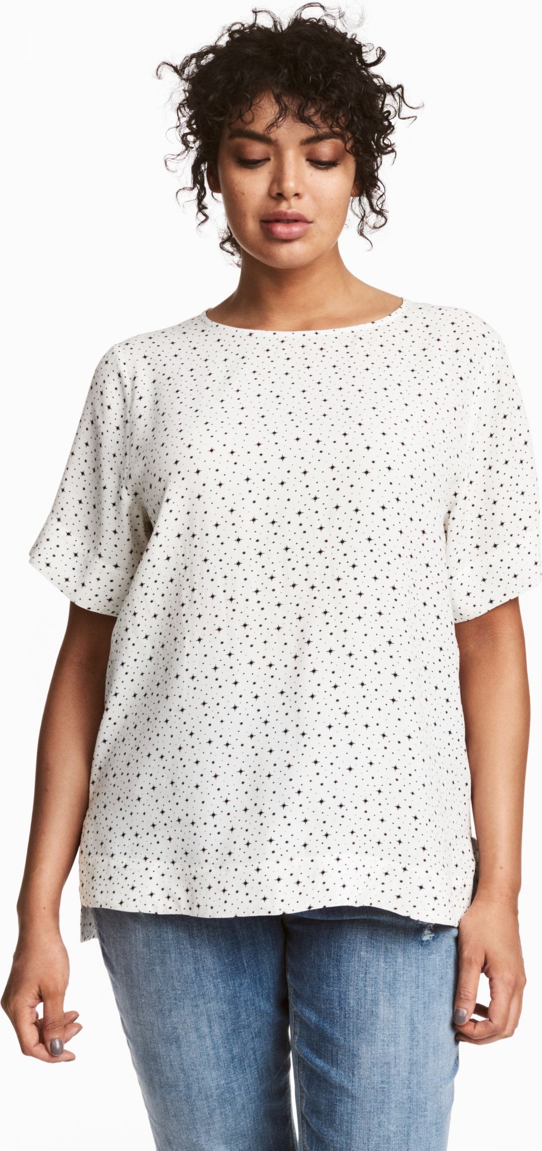 

Блузка H&M 3hm06110147 48 Белая