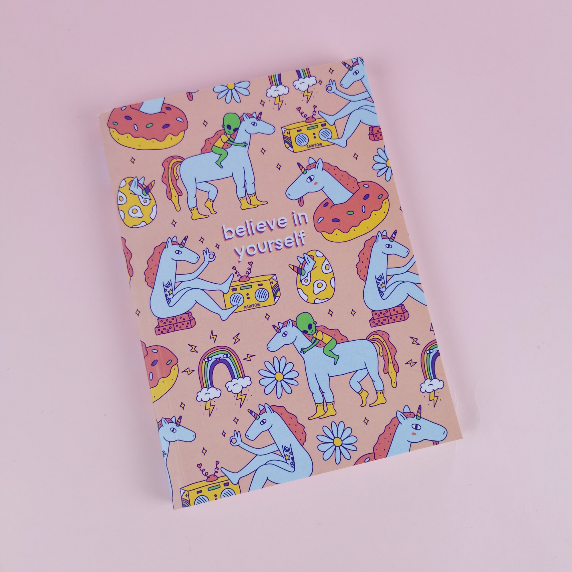 

Скетчбук Jotter Единороги А5 130стр в мягкой обложке