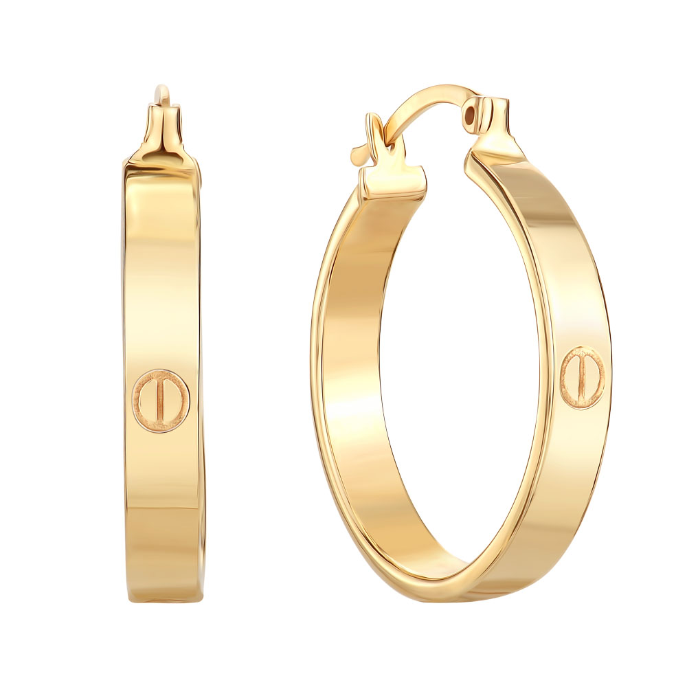 

Серьги-конго из желтого золота 000145614