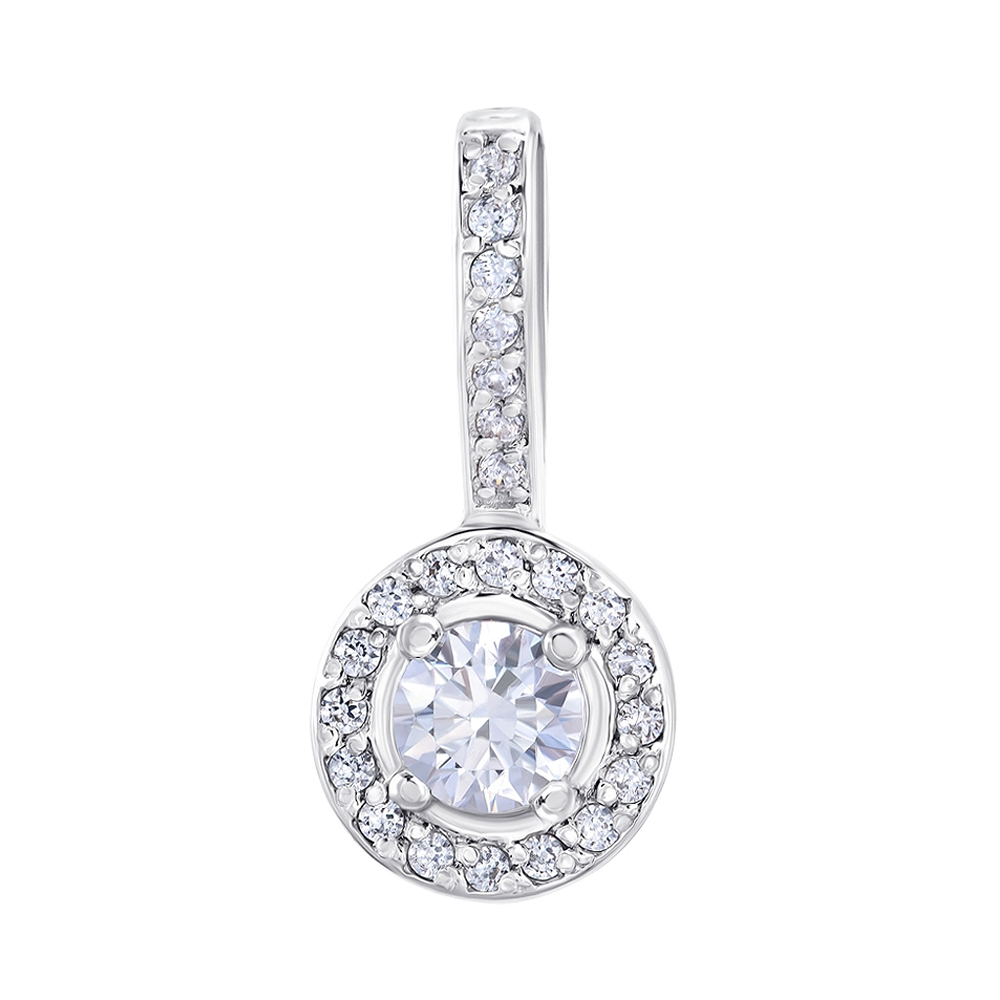 

Серебряный кулон с кристаллами Swarovski 000132753