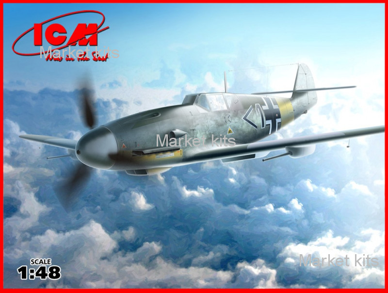 

Немецкий истребитель Messerschmitt Bf-109 F4/R6 1:48 ICM (ICM48107)