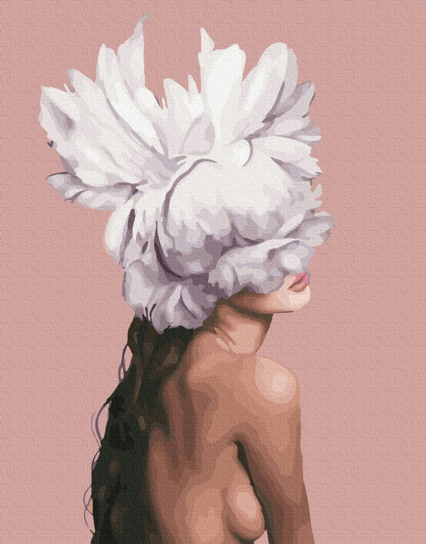 

Картина по номерам BrushMe Premium PGX36698 40*50 cм Она - цветок