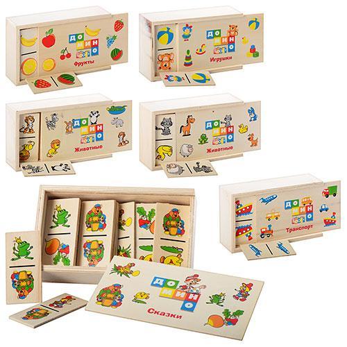 

Деревянная игрушка Домино MD 0017 (op574383853)