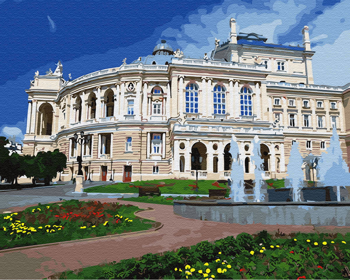 

Картина по номерам BrushMe GX30156 40*50 cм Одеский оперный театр