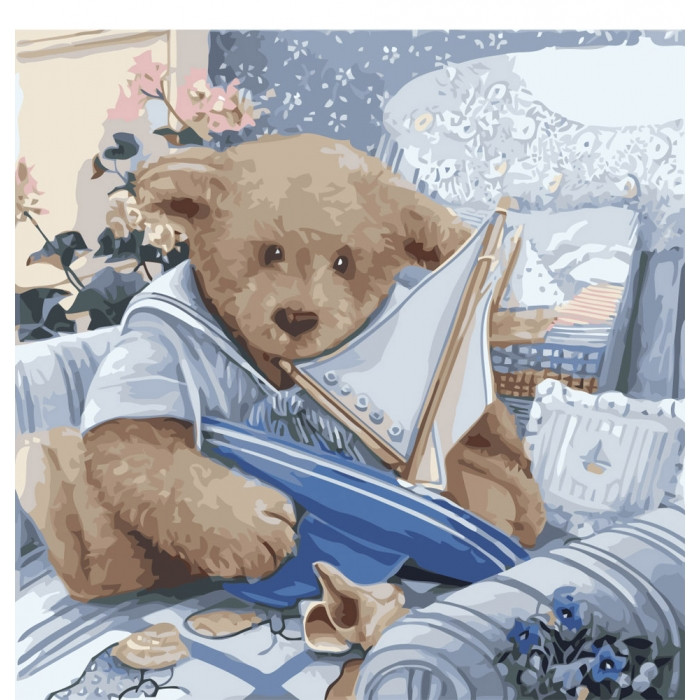 

Картина по номерам Идейка КНО2311 40*40 см Плюшевый юнга