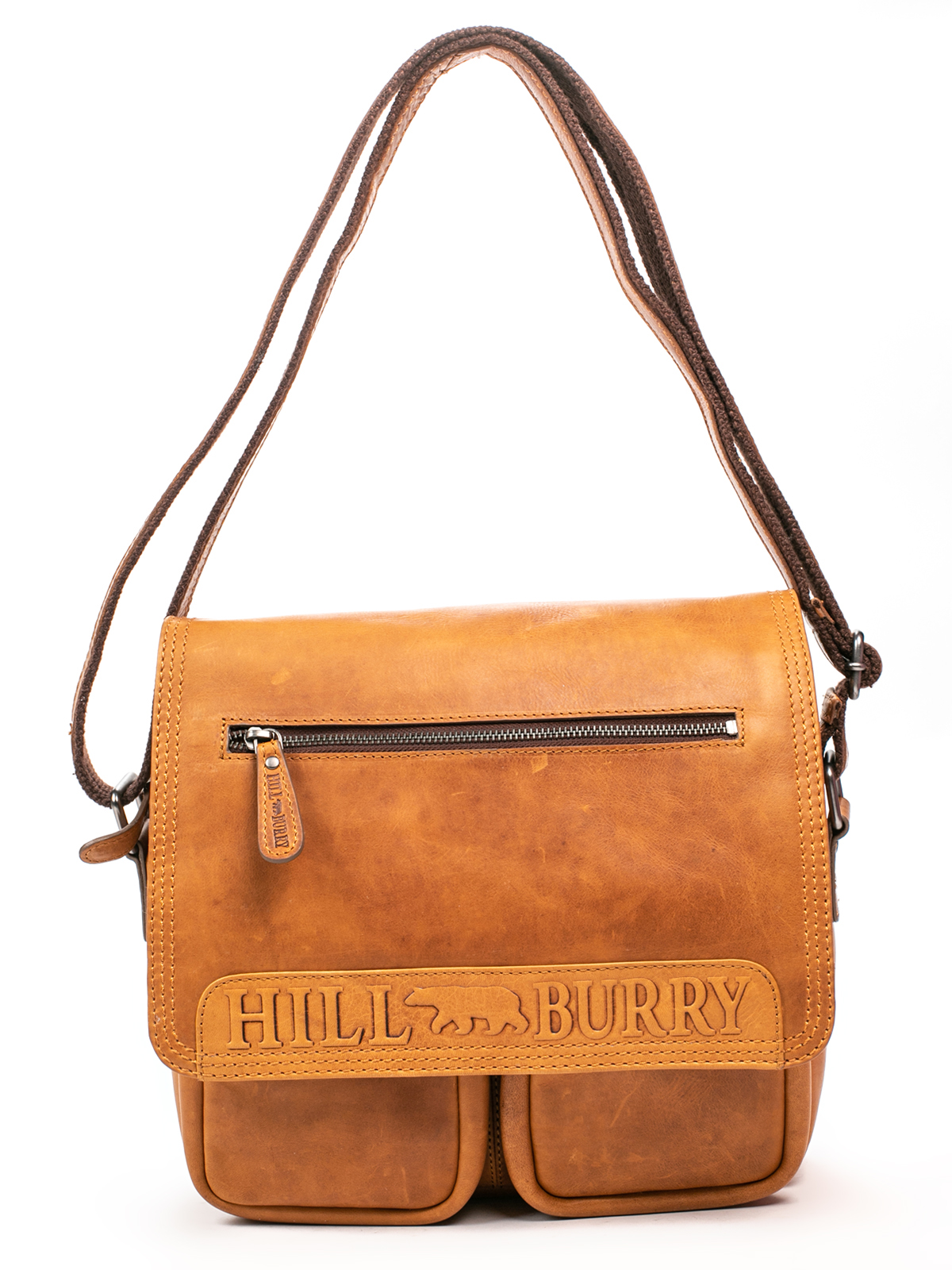 

Мужская Сумка HILL BURRY 6147_brown Кожаная Коричневый