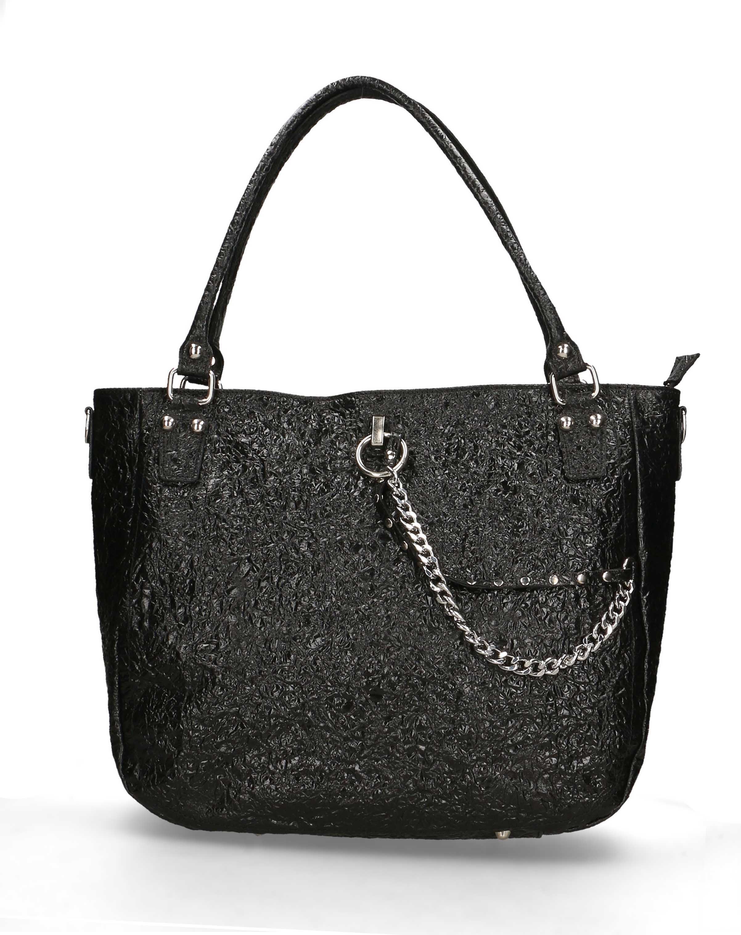 

Деловая сумка Italian Bags 11606_black Кожаная Черный