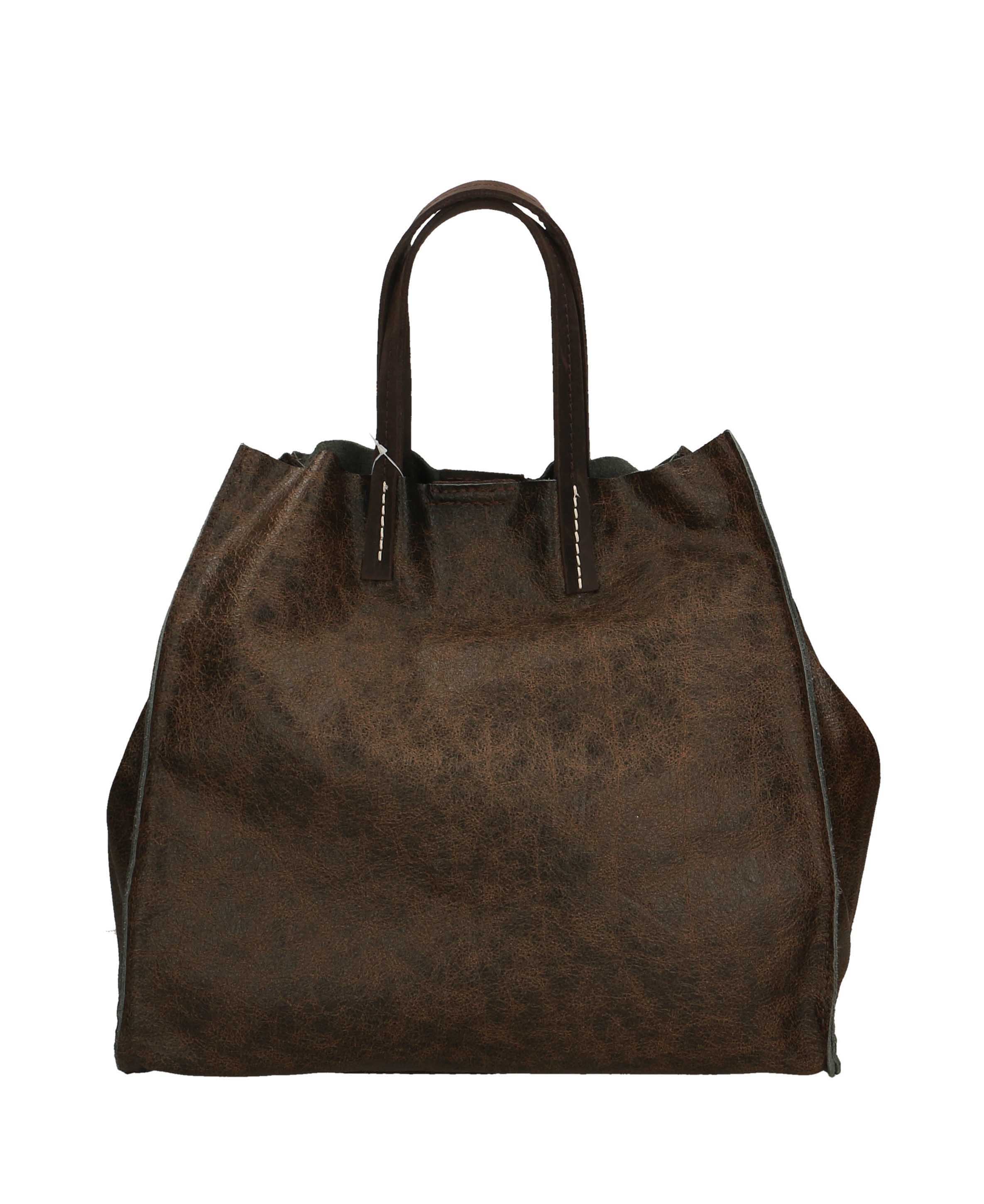 

Деловая сумка Amelie Pelletteria 6568_dark_brown Кожаная Коричневый