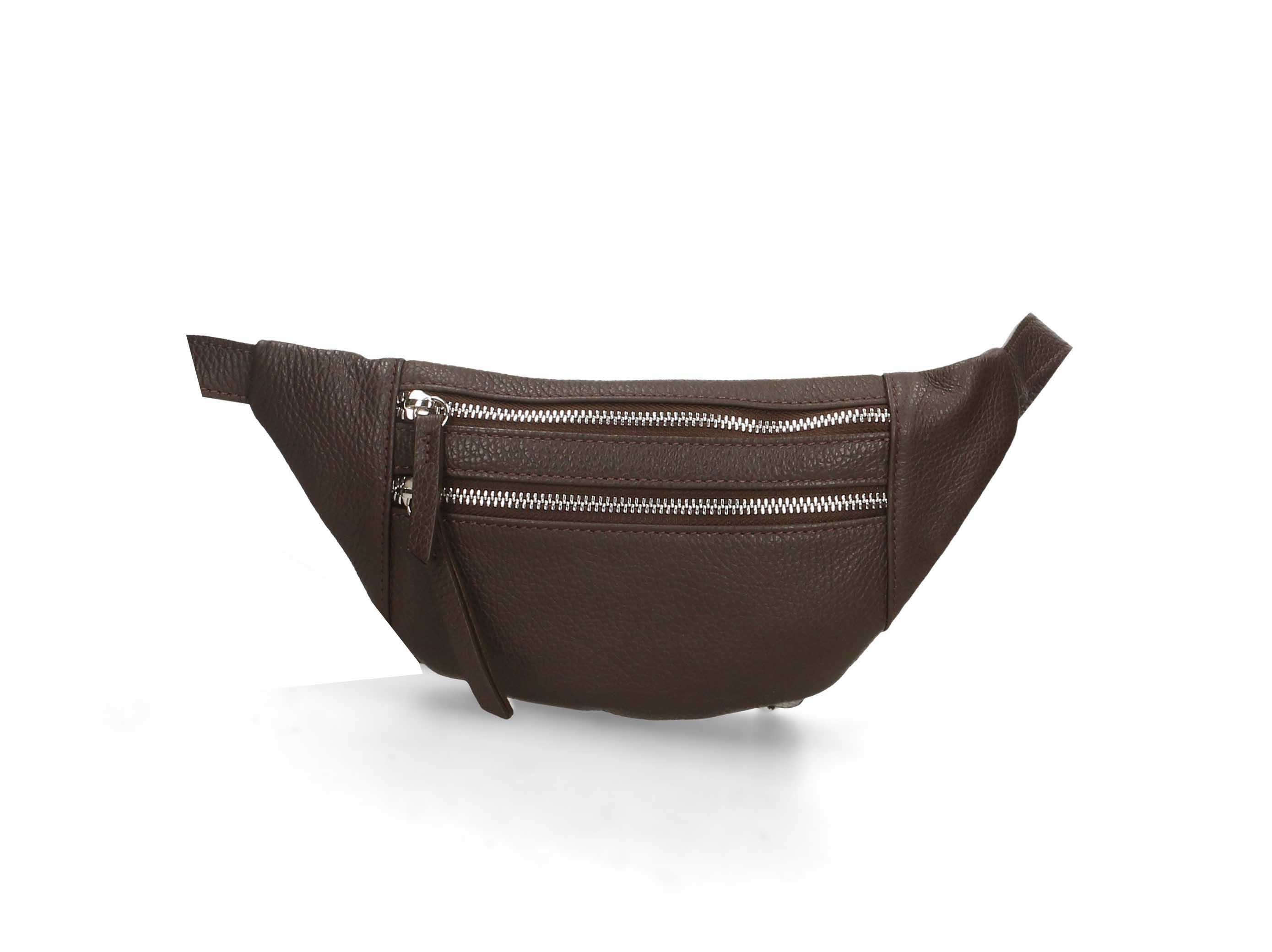 

Сумка на пояс Italian Bags 534166_dark_brown Кожаный Коричневый