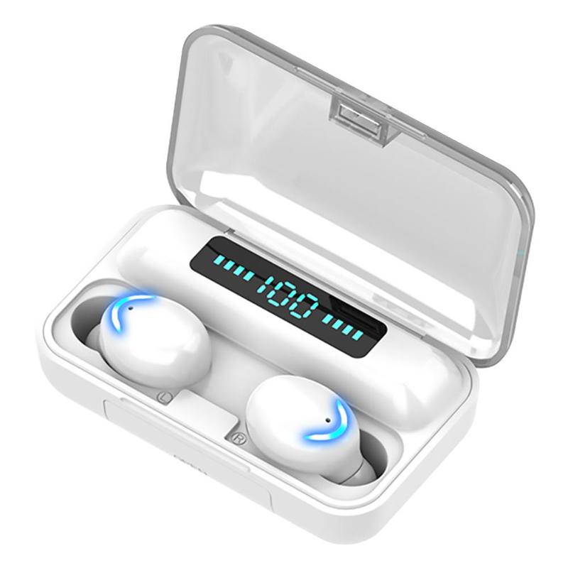 

Наушники Bluetooth TWS Perfactshow с зарядным футляром White