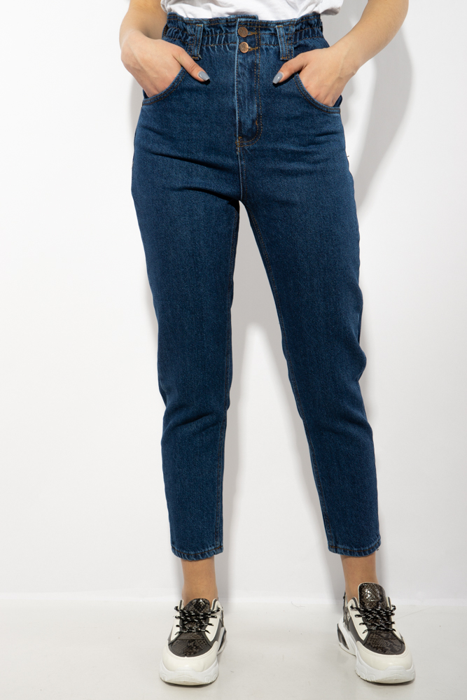 

Джинсы женские с поясом резинка Time of Style 623F2040 28 Синий