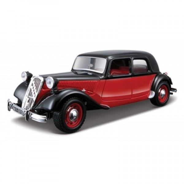 

Модель авто - CITROEN 15 CV TA (1938) (красно-черный, 1:24) OFFICIAL