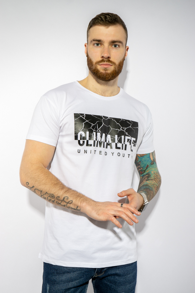 

Футболка с принтом Time of Style 85F264  Белый, Футболка с принтом Time of Style 85F264 XL Белый