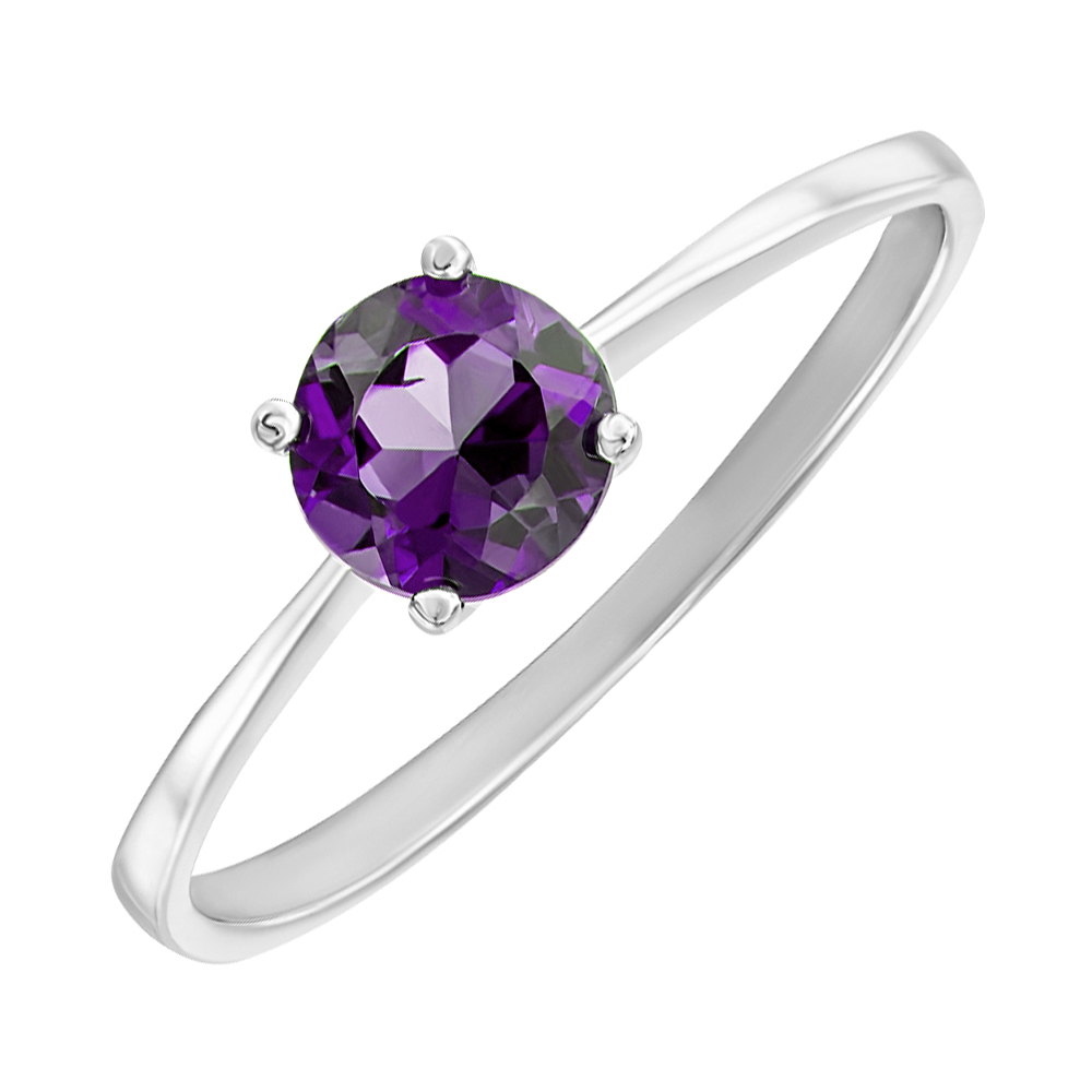 

Серебряное кольцо с аметистом 000145061 17.5 размера