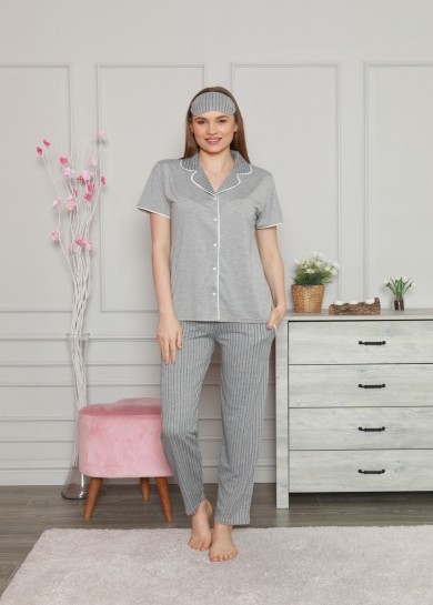

Жіноча піжама Pijamoni 8400-3 S Серый