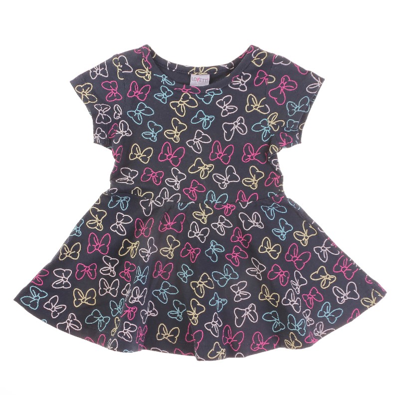 

Платье для девочки LOVETTI 5910-54 98 см т-синий/фуксция (479750)