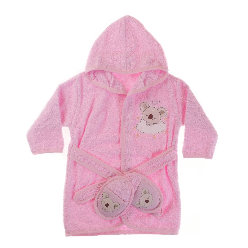 

Халат 2 од. BIBABY 66270 86 см розовый (477119)
