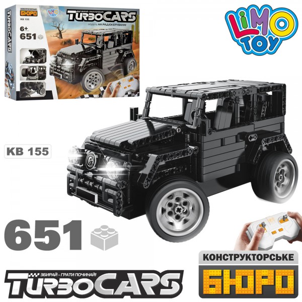 

Детский конструктор LIMO TOY KB 155 Машина, 651 деталь (BAM001837)