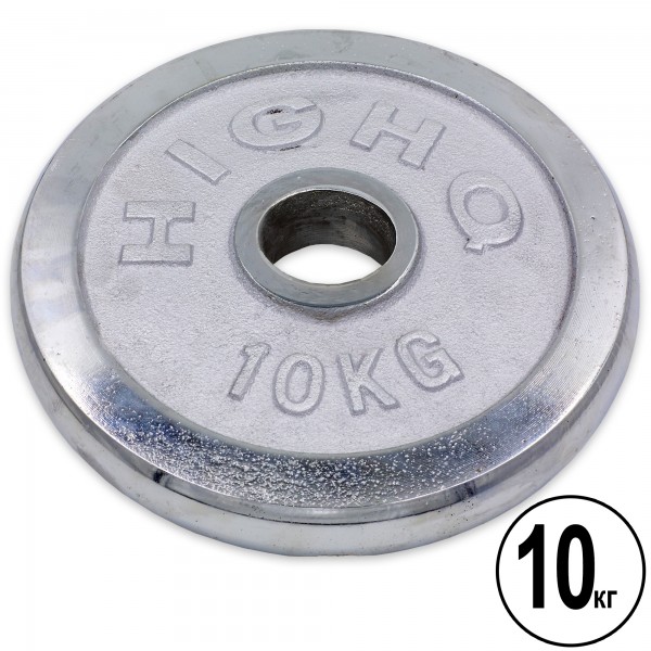 

Блины (диски) хромированные d-52мм HIGHQ SPORT ТА-1456 10кг (MR10315)