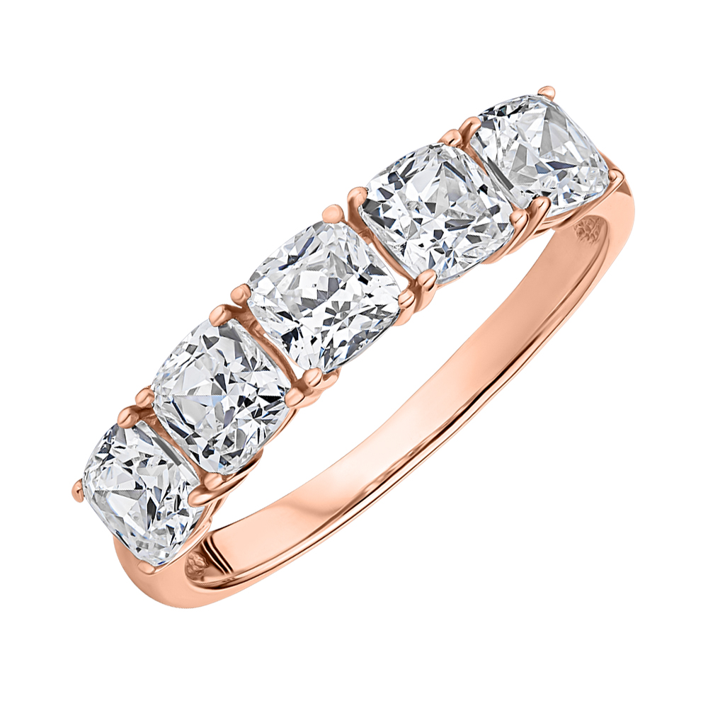 

Кольцо из красного золота с цирконием Swarovski 000147834 16 размера