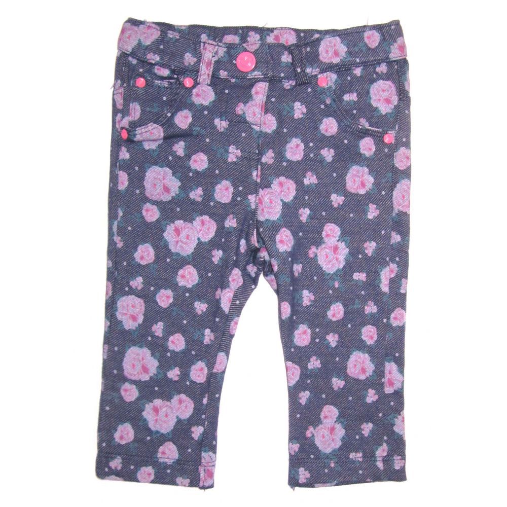 

Джеггинсы OVS Kids с цветочным принтом 74 см 8023836