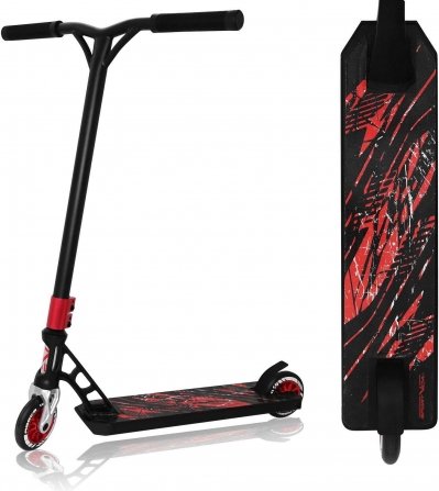 

Трюковой самокат c пегами SportVida Stunt 110 Pro черный с красным SKL41-283238