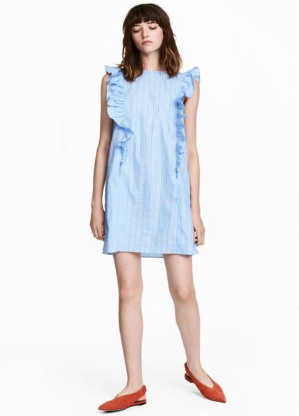 

Платье H&M L голубое (1099-415)