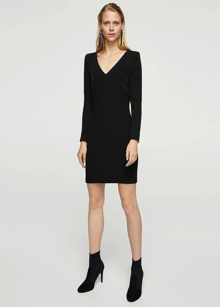

Платье MANGO XS черное (1090-210)