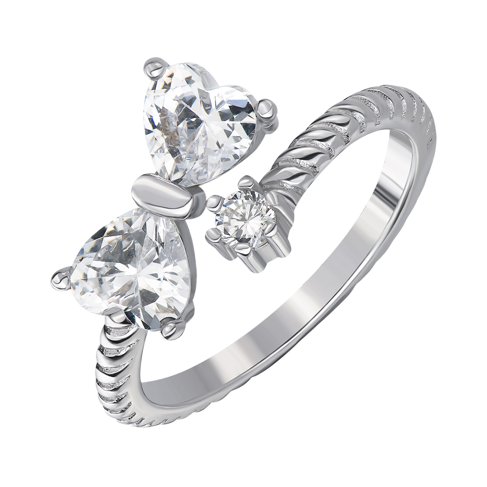 

Серебряное кольцо с цирконием 000144066 50 размера