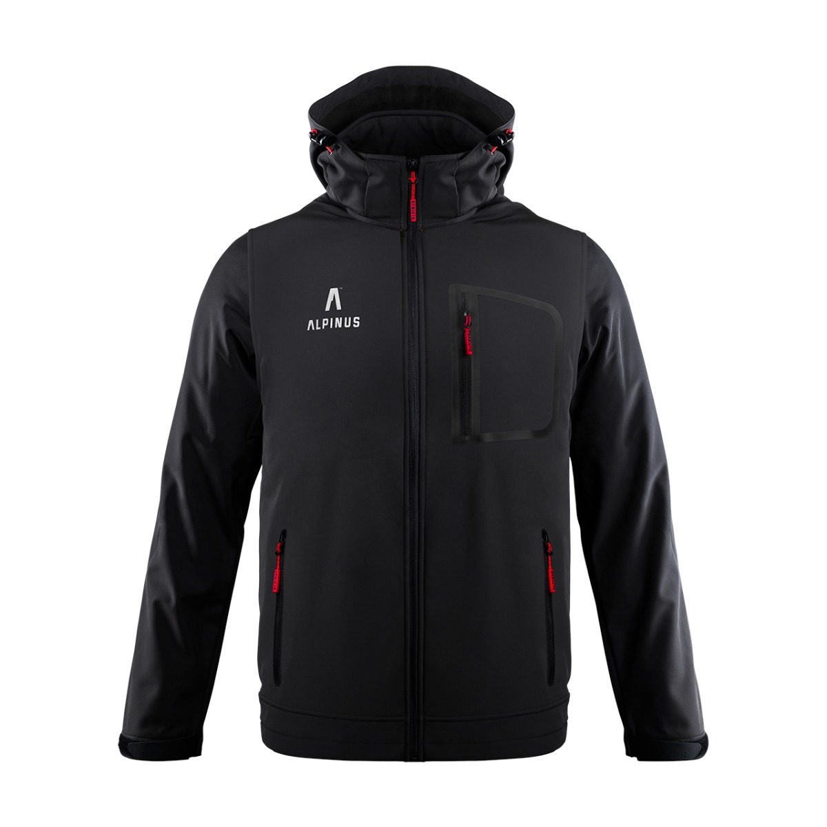 

Куртка софтшелл Alpinus Stenshuvud XL чорний А000010146
