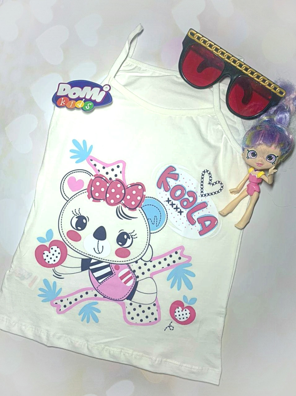 

Майка детская для девочки DOMI kids 68250-30 Белый 10/11 (140-146cm)