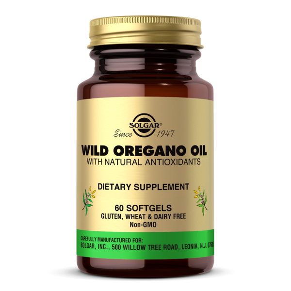 

Масло орегано Wild Oregano Oil Solgar 60 капсул (SOL178)