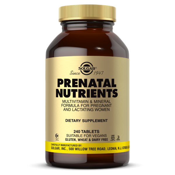 

Витамины для беременных Prenatal Nutrients Solgar 240 таблеток (SOL081)
