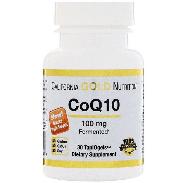 

Коэнзим CoQ10 California Gold Nutrition 100 мг 30 капсул (CG001)