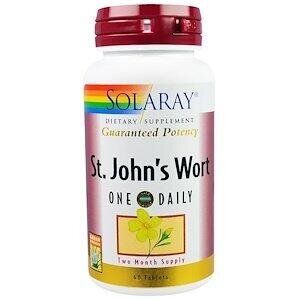 

Зверобой St. John's Wort One Daily Solaray 60 таблеток (SR104)